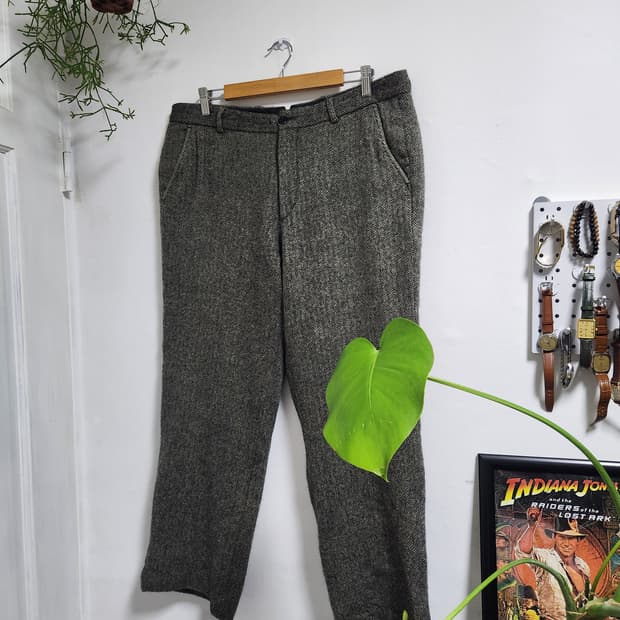 Unity 헤비 헤링본 울 트리우져(ITALYmade)