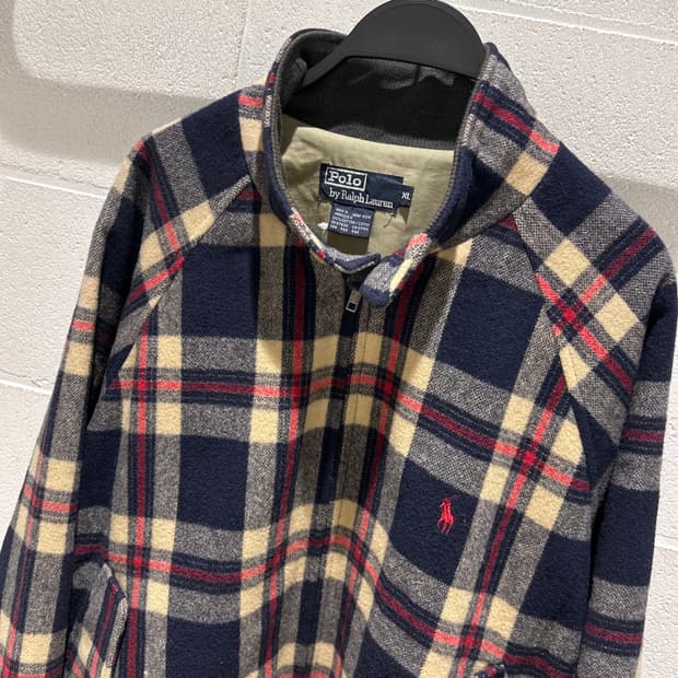 Polo Harrington Check Jacket