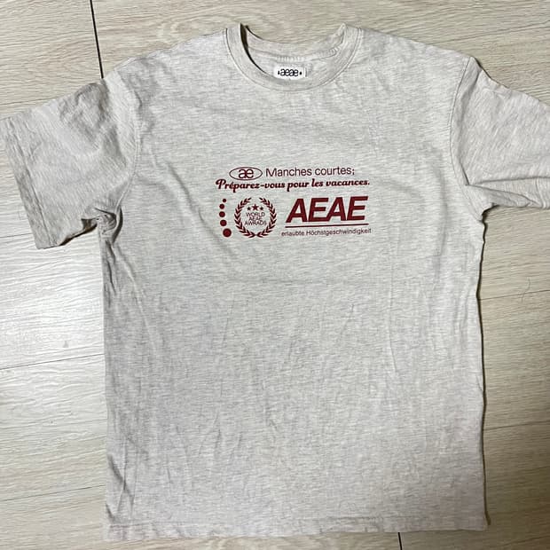 aeae 오트밀 반팔 1