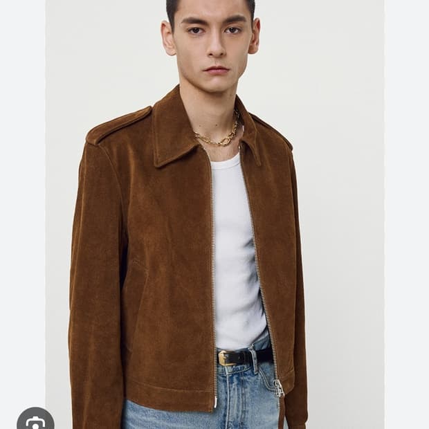 토니웩 견장 스웨이드 자켓 M