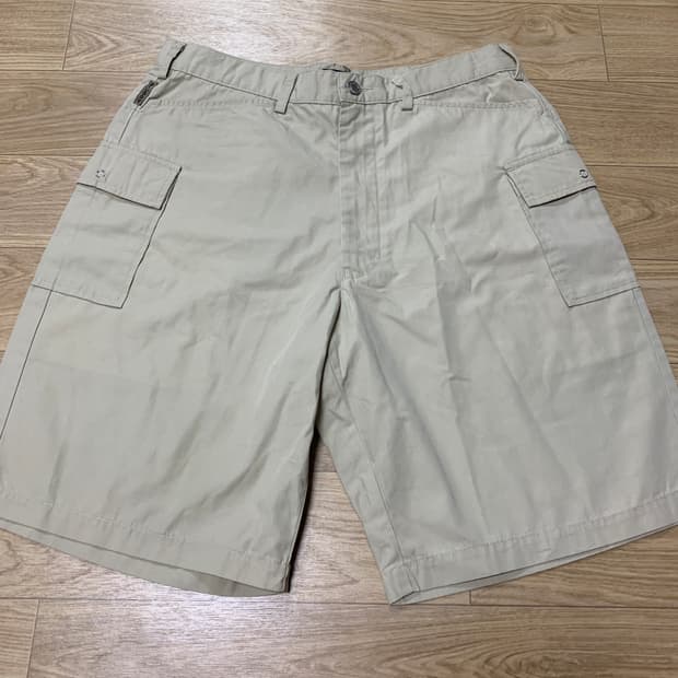 32) Stussy 스투시 90s 미국산 빈티지 카키 카고 반바지