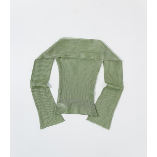 울리카상투스 그린SHEER TANK TOP (GREEN)