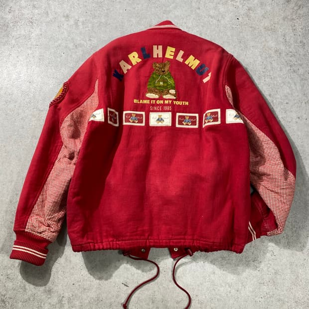 [M] 90s Karl Helmut 칼헬무트 테디베어 봄버자켓