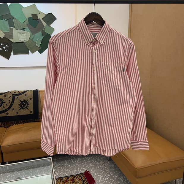 칼하트 캐주얼 스트라이프 버튼다운 셔츠 95 C04927 