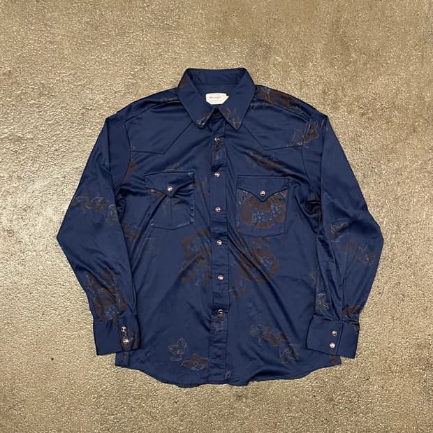 80s Wrangler 폴리 웨스턴 셔츠 (100)