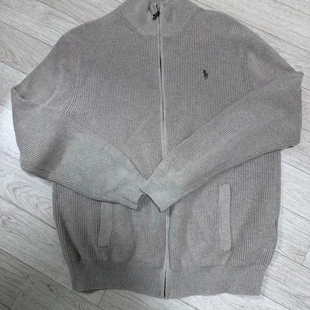 (L) 폴로 랄프로렌 니트 풀집업 베이지