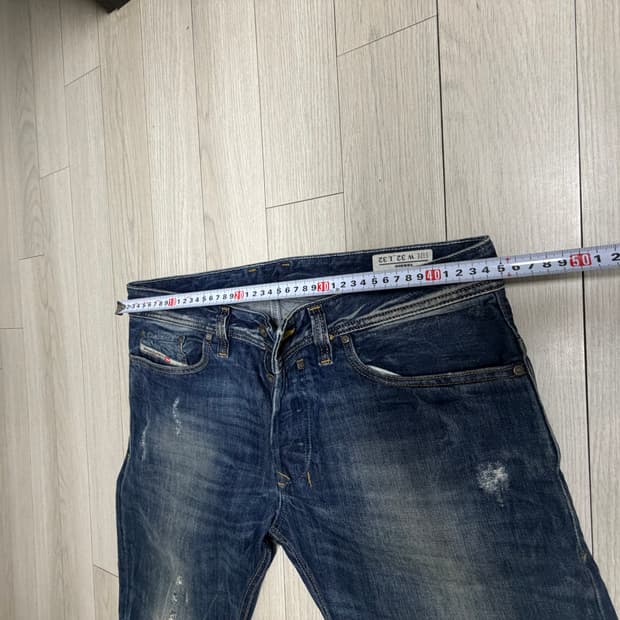 디젤 데미지 워싱 청바지 사파도 32사이즈
