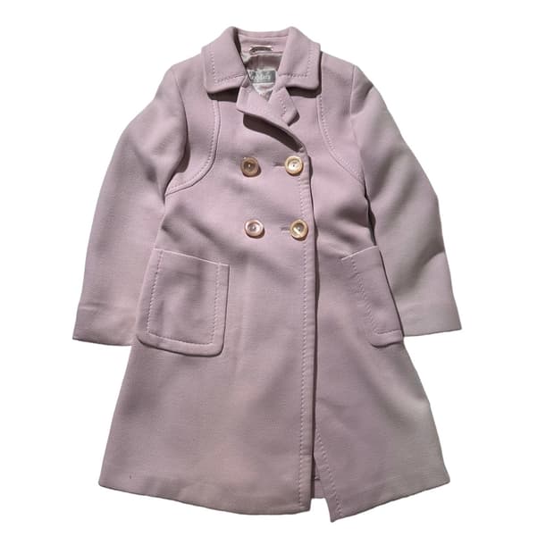 막스마라 울 앙고라 더블 코트 핑크