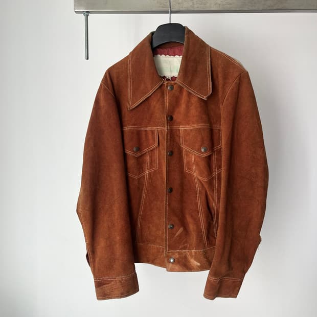 1970-80's vintage suede jacket 