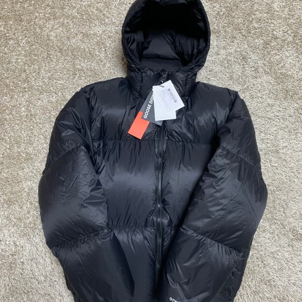 새상품 25fw 브라운야드 에베레스트 구스다운 파카 블랙 6사이즈