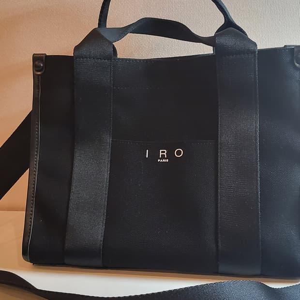 IRO 파리 로고 숄더백 검정