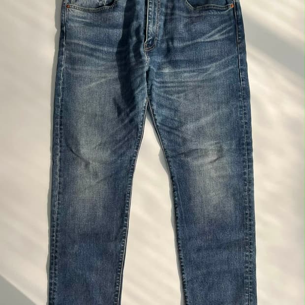 [36/32] 리바이스 프리미엄 502 레귤러 테이퍼드 데님 팬츠