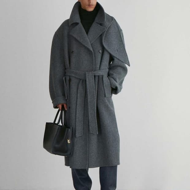 렉토 쿠세 핸드메이드 코트 그레이 1사이즈 판매