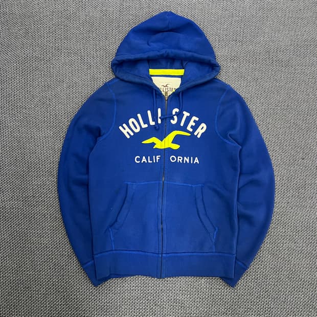 홀리스터 블루 후드집업