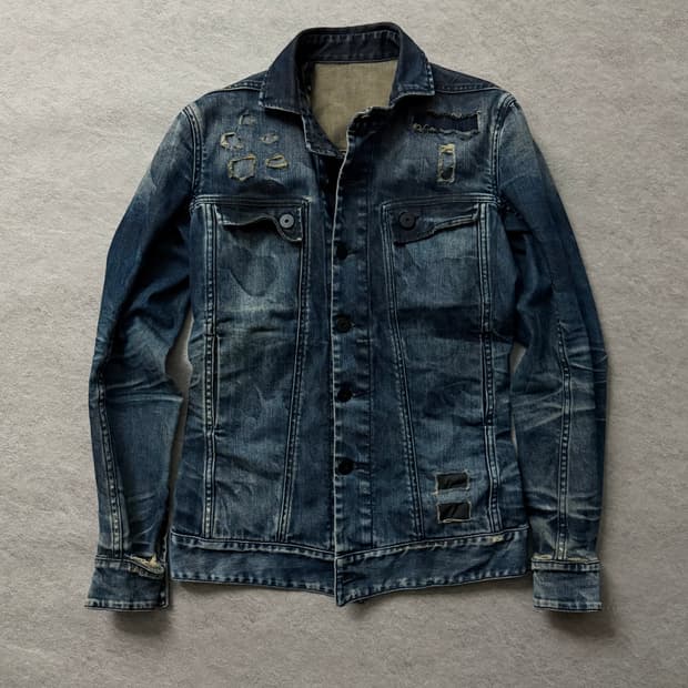 보리스비잔 사베리 디스트로이드 데님자켓