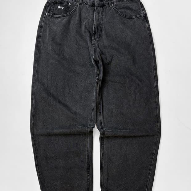 오베이 OBEY Bigwig 배기 와이드 데님 팬츠 PN5002