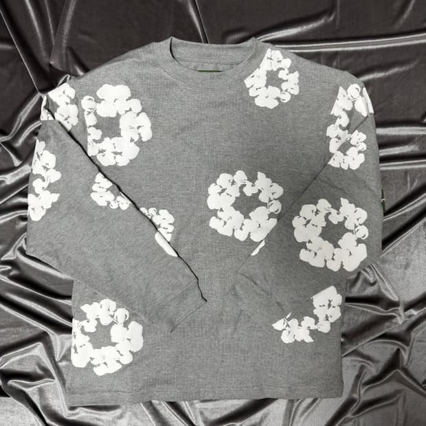 데님티어스 롱슬리브 그레이 L