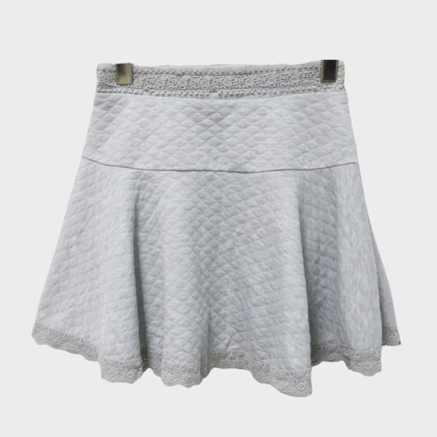 리즈리사  레이스 밴딩 플레어 스커트 63233