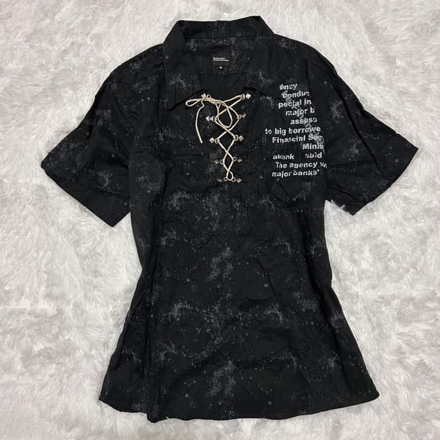 y2k eyelet tie-dye tee