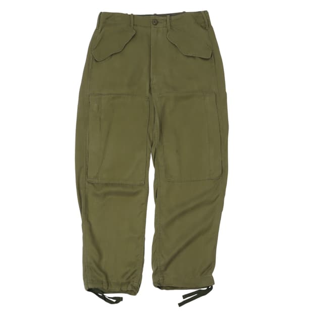 폴로 랄프로렌 카키 더블니 텐셀 파라슈트 팬츠