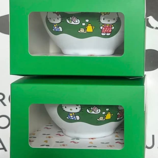 (새제품)크로우캐년X헬로키티 요거트보울
