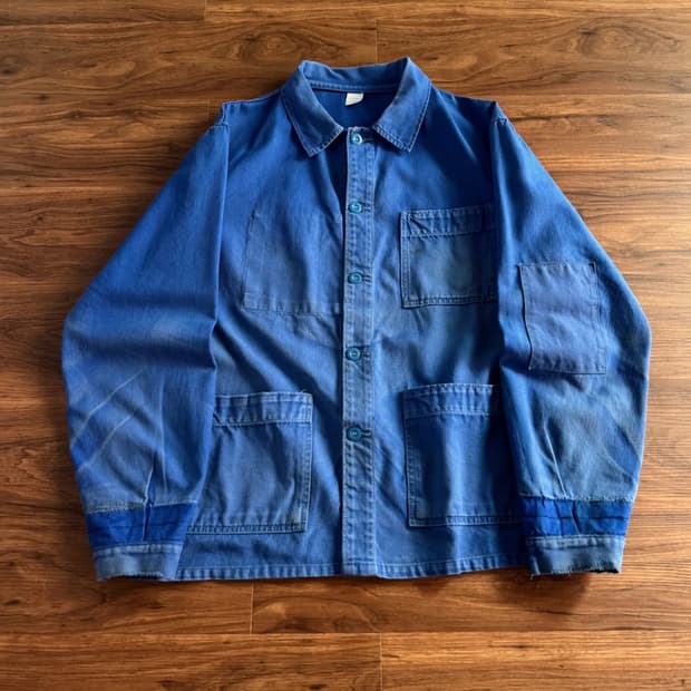[L]80's 빈티지 썬페이딩 프렌치 워크자켓