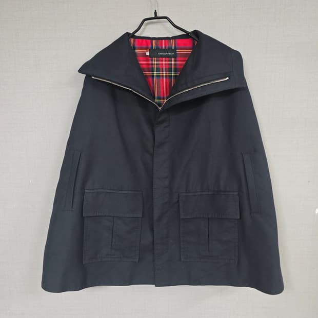 매장판 디스퀘어드2 귀여운 판초스타일 자켓 차콜