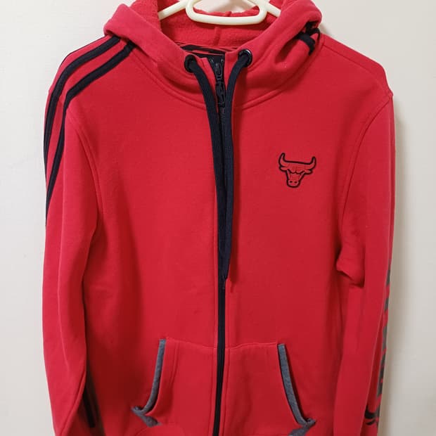 아디다스 NBA 불스 후드집업 