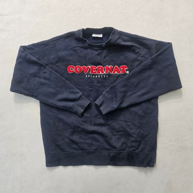 S 커버낫 부클 쿠퍼 로고 크루넥 맨투맨 0316Y