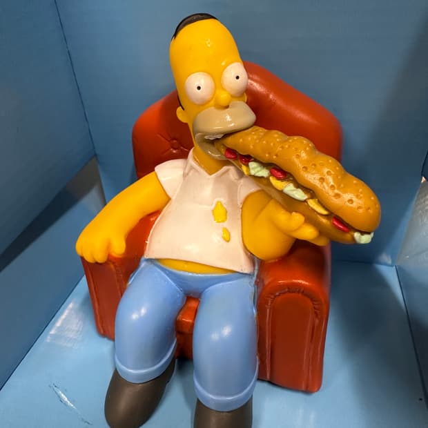 심슨 폰홀더/리모콘 거치대