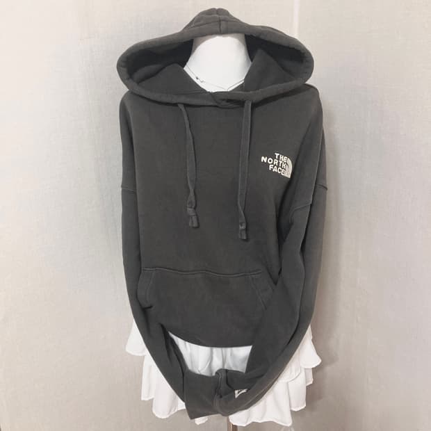 노스페이스 빈티지그레이 후디 XL