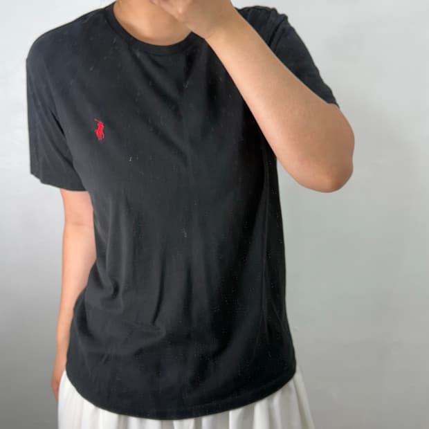 [M] 폴로 블랙 반팔티