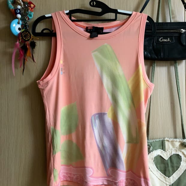 [아카이브] 디젤 2000s Y2K sleeveless top