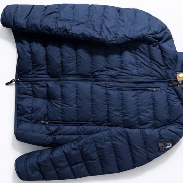 파라점퍼스 네이비 패딩 / 정품 / 수선이력 있음