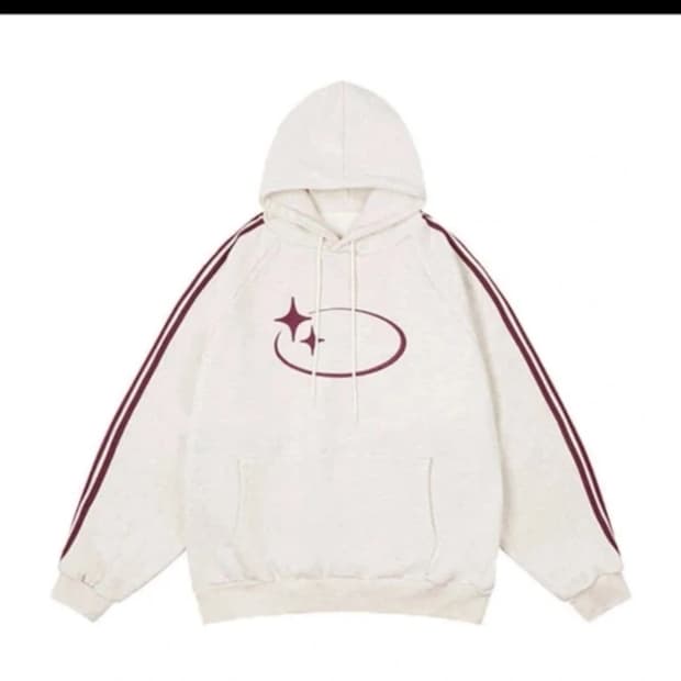 크로스드레슬리 빅스타 후드티 오트밀 1