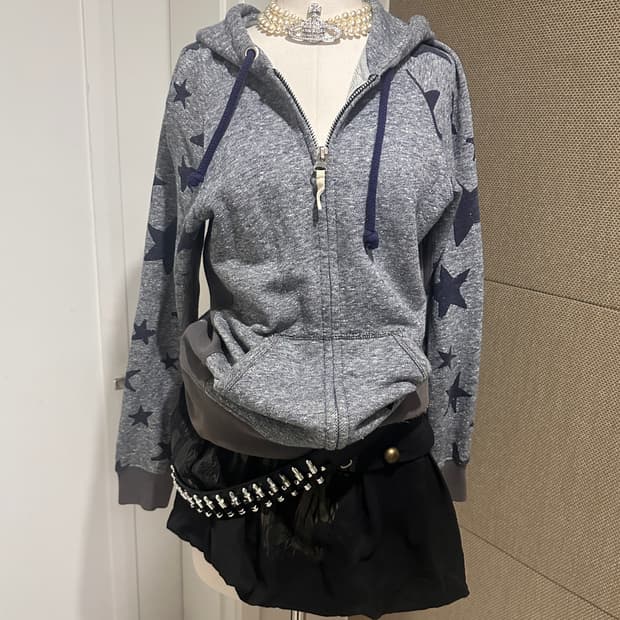 비비안웨스트우드 lee 별 패턴 후드