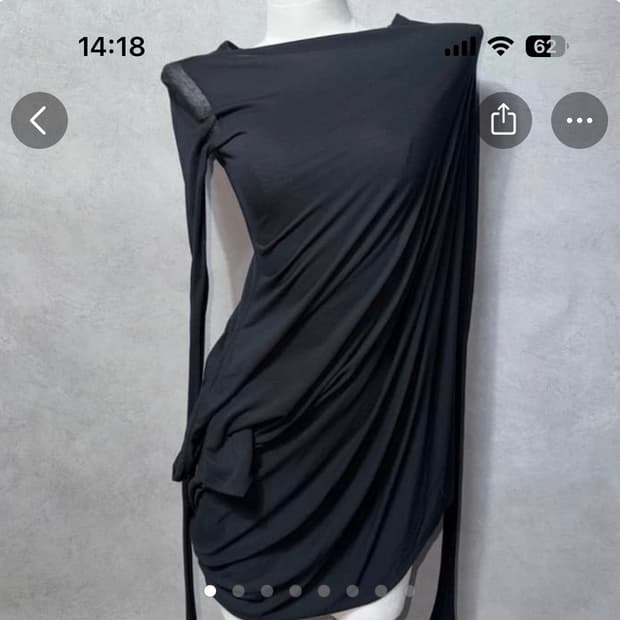 Rick Owens 릭오웬스 드레이프 롱슬리브