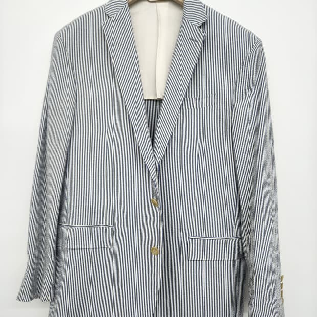 폴로랄프로렌 시어서커 블레이저42L