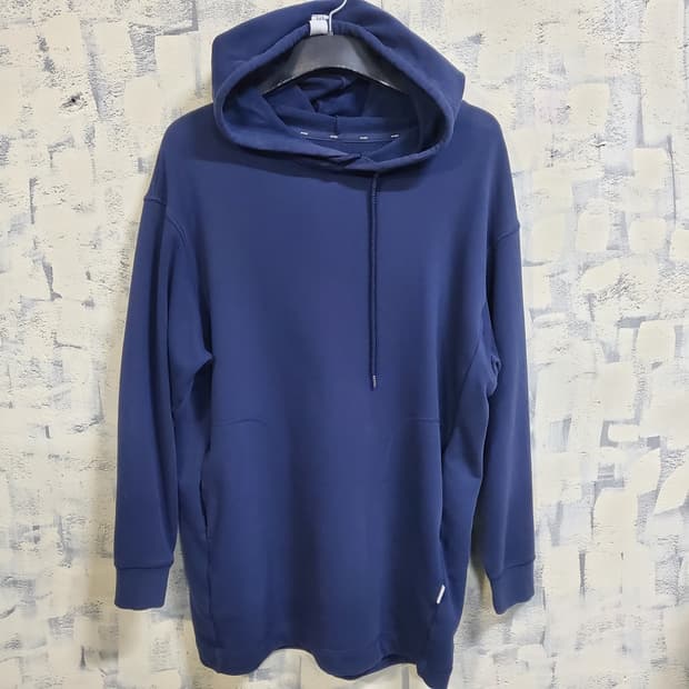 안다르 오버핏 롱 후드티 