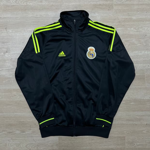 아디다스 레알 마드리드 사이드라인 져지 트랙탑 자켓 [블랙] XL/105