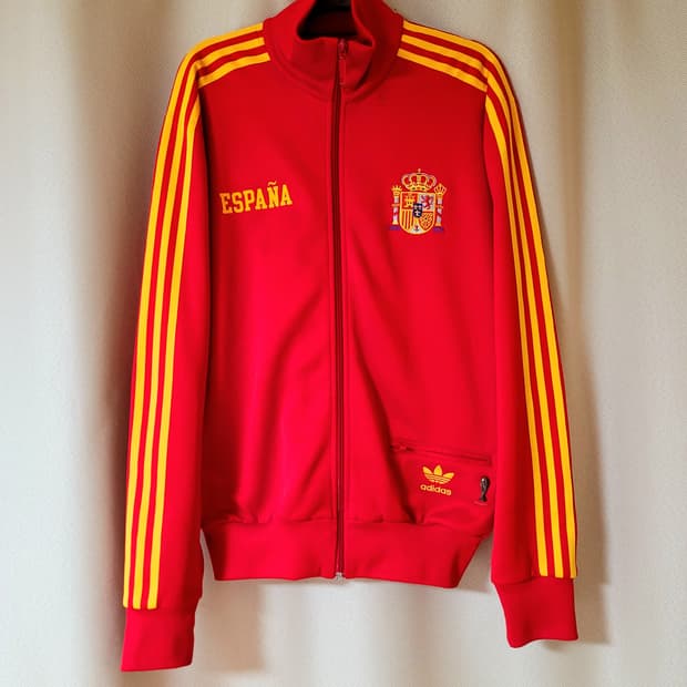 아다다스 스페인 월드컵 져지 트랙탑 100