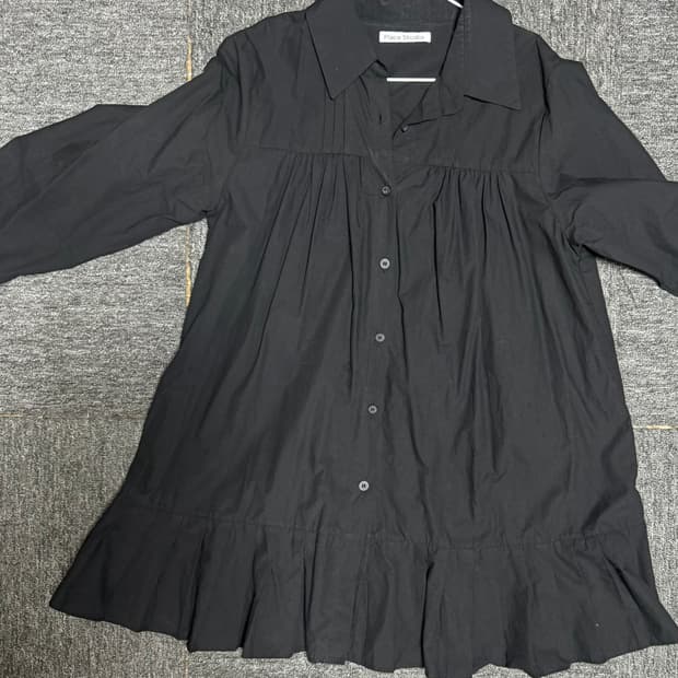 플레이스스튜디오 프릴 코튼 셔츠