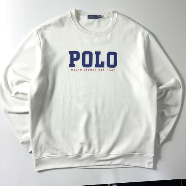 Polo 폴로 랄프로렌 신형 POLO 화이트 맨투맨