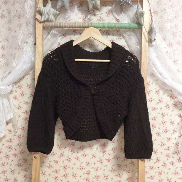 빈티지 모리걸 초코 볼레로