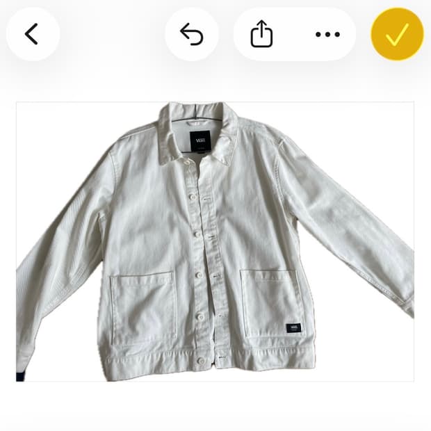 반스 코튼 자켓