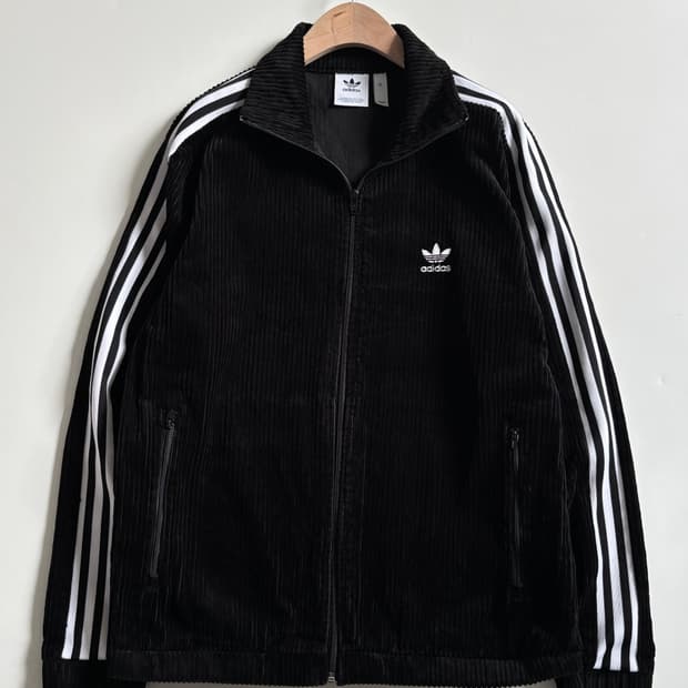 Adidas 아디다스 블랙컬러 코듀로이 BB 트랙탑