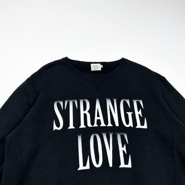 VTG 빈티지 재팬 블랙 크루넥 맨투맨 (M)