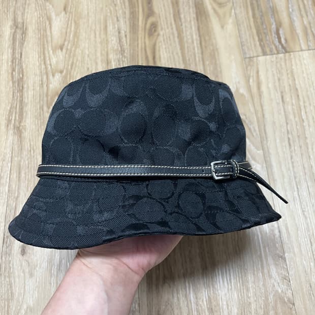코치 자카드 버킷햇 56