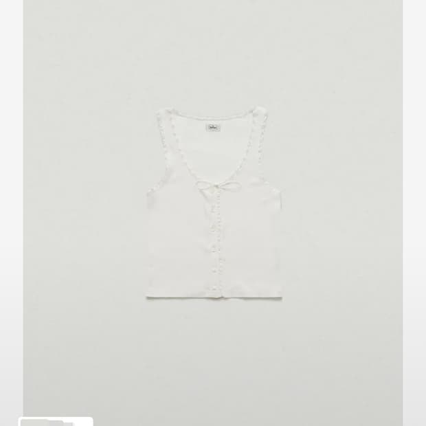 더바넷 레이스 탱크탑 슬리브리스Ravioli Lace-Trim