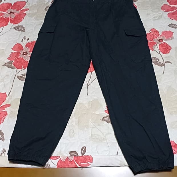 유니클로 와이드 카고조거팬츠 34인치 기장99